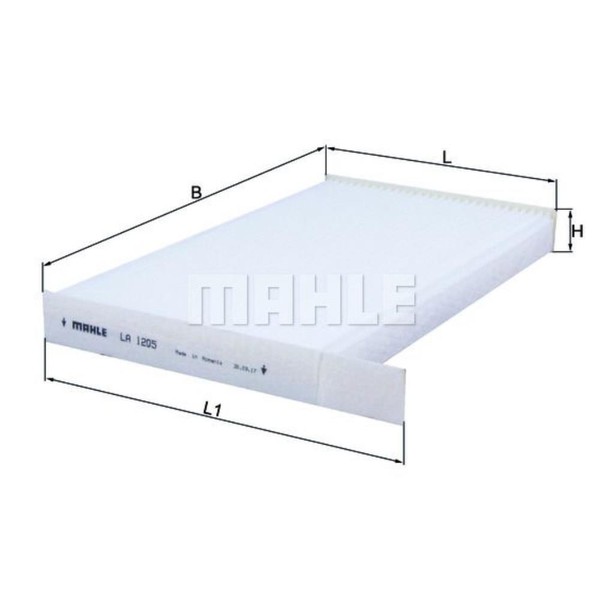 Mahle Innenraumfilter Partikelfilter FüR Nissan Juke F15 Leaf ZE0 LA 1205-image