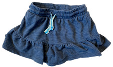 Cat  Jack Skort Girls Blue Drawstring Waist Stretch Shorts Peplum Skirt 3T