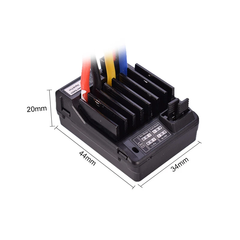 AX-D60A 60A Brushed ESC Waterproof Speed Controller for 1/10 RC Car Truck Boat - Image 4 of 4