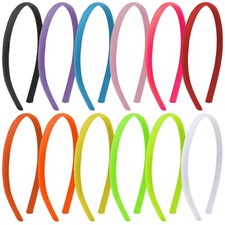 Wecoe Headbands for Girls, 12pcs Kids 1 Count Pack of 12 , Multi-colored