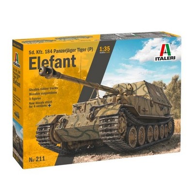 Italeri 0211 1:35 Sd.Kfz.184 Panzerj.Tiger(P) Elefant 510000211