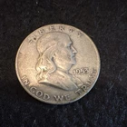 1953 Franklin Half Dollar Silver 50C Circulated Coin Business Strike Uncertified