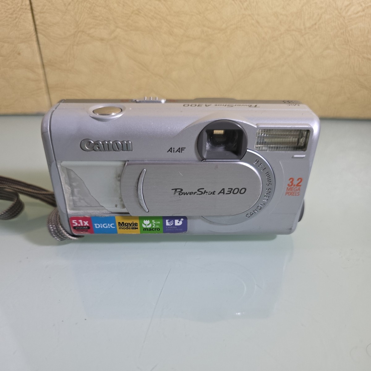 Canon PowerShot A300 3.2MP Digital Camera 5.1x Zoom Silver 