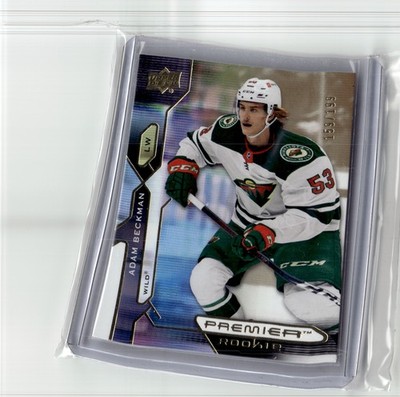 2021-22 Upper Deck Premier #141 Adam Beckman Gold #/199