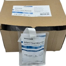 22x McKesson Infant Heel Warmer 3¾ x 5½ Inch (59-45HW) FOLD TO ACTIVATE
