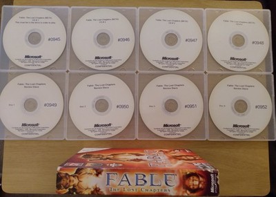Fable The Lost Chapters PC PROTOTYPE Beta and Review Discs w/Retail Copy RARE!!!