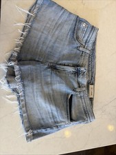AG-ED Adriano Goldschmied the Hailey Cut-off Roll-Up Shorts Size 32
