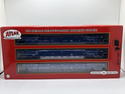 HO Scale Atlas 20004613 Thrall 53' Articulated Well Car TTX (xBRAN) #888469