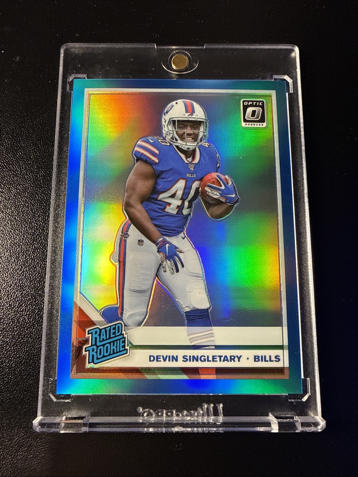 Devin Singletary 2019 Panini Donruss Optic Aqua Rated Rookie /299 #178 Bills
