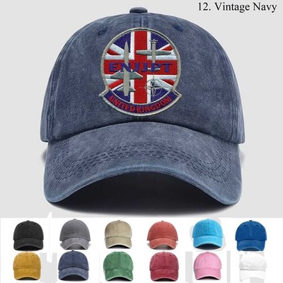 Customized Personalization Embroidered 80th Flying Training Wing, Trucker Hat
