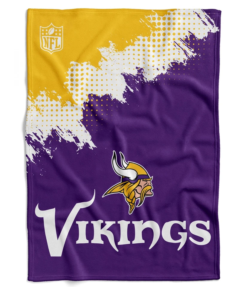 NFL Minnesota Vikings Kuscheldecke Decke Corner Throw Blanket 4262375472219