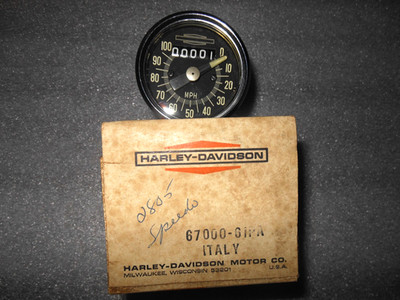 New Old Stock Harley Aermacchi 1961-1968 Sprint C H  Speedometer 67000-61PA