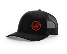 Haas Trucker Hat – Embroidered Motorsport Cap, Racing Fan Gift