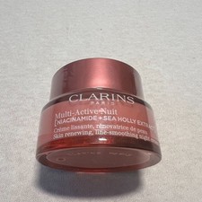 Clarins Multi-Active Nuit Skin Renewing Night Cream Niacinamide Sea Holly Jar