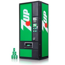 Quarter Arcades 7Up Vending Machine Mini Replica Collectible Retro Arcade Model