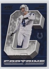 2018 Score Captains Adam Vinatieri #9 14gy