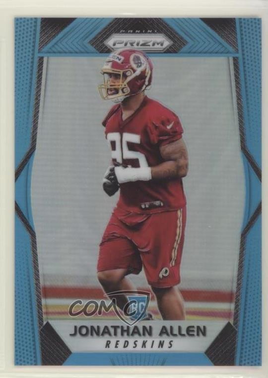 2017 Panini Prizm Rookies Light Blue Prizm /199 Jonathan Allen #224 Rookie RC