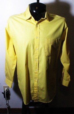 GANT Yellow Long Sleeve Dress Shirt Men's Size 16/32-33 NWOT