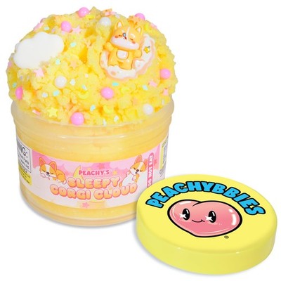 Peachybbies Sleepy Corgi Cloud, Made in USA Premium Slime Scented Slime, 7... 
