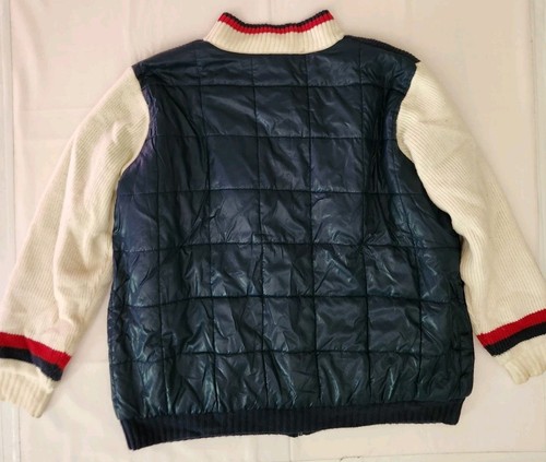 Coogi Varsity Jacket Mens 5XL Blue Red White Knit Long Sleeves Q4 Designs 2013 - Picture 23 of 23