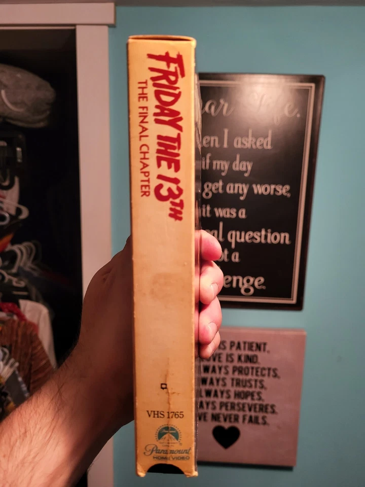 Friday The 13th The Final Chapter VHS (1984) Paramount 1988 Release  - Image 3 of 4