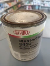 1 U.S. Quart Dupont Axalta Cromax MasterTint 843J Bright Yellow Mixing Color