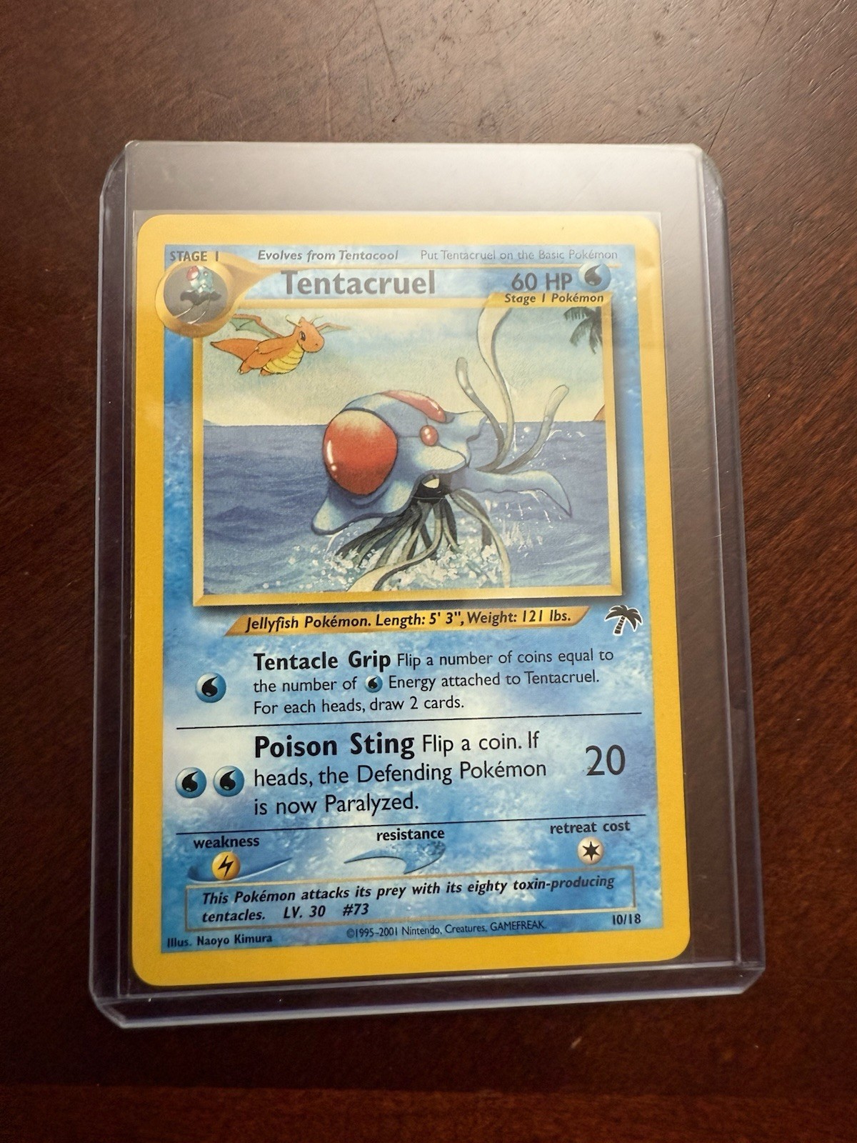 2001 Southern Islands Collection Tentacruel 10/18  WOTC Pokemon Card NM/MINT