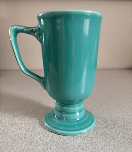 FIESTAWARE FIESTA HLC Ceramic Irish Coffee Footed Mug Turquoise