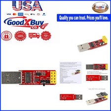 USB to ESP-01S WiFi Programmer Adapter CH340G for ESP-01/01S - 4.5V-5.5V, Red...