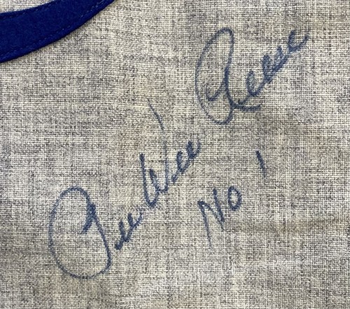 Pee Wee Reese Signed Mitchell & Ness Brooklyn Dodgers Jersey No 1 JSA - Picture 2 of 4
