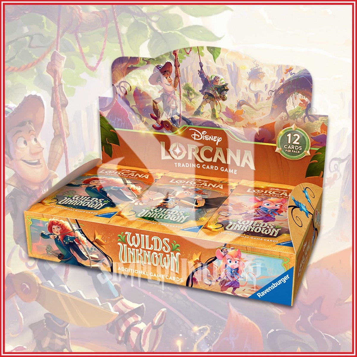 Disney Lorcana TCG: Wilds Unknown Booster Box 24 Booster Packs