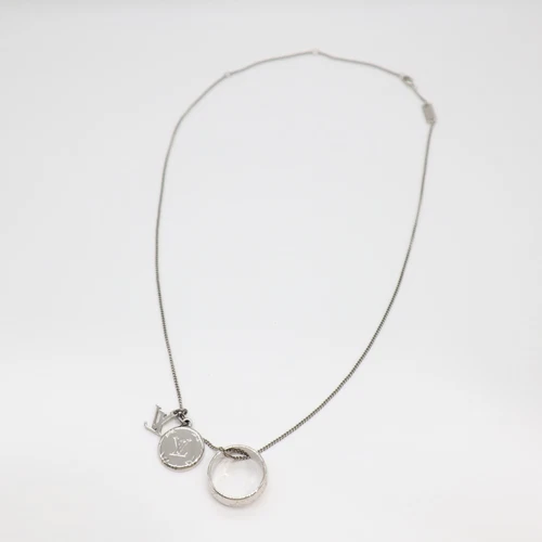 LOUIS VUITTON（LV） Collana Anello Monogramma LOUIS VUITTON M62485 Peso 16 7g Lunghezza Catena 59 cm