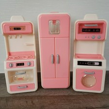 Greenbrier Intl Barbie Kitchen Appliances Stove Fridge Microwave Washer