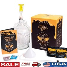 Home Brewing Mead Making Kit DIY Honey Wine Starter Set Complete Supplies New