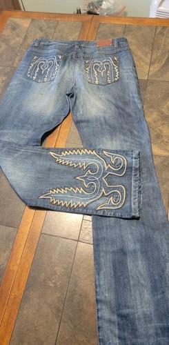 Double D Ranch Yoakum Country Western Bootcut Embroidered Details Jeans 10/30