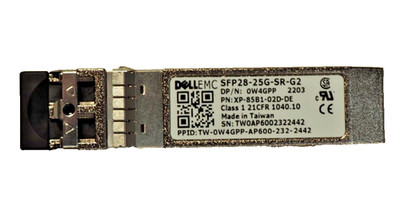 Dell EMC SFP28-25G-SR-G2 XP-85B1-02D-DE Optical Transceiver W4GPP