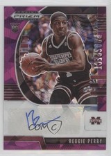 2020-21 Panini Prizm Draft Picks Prospect Purple Ice 22/99 Reggie Perry Auto y8h