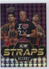 2024 Allure AEW Straps Purple Diamond 4/10 Anthony Bowens Max Caster & 12ij
