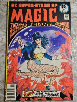 DC SUPER-STARS OF MAGIC GIANT # 11, 1977 VF- 7.5 ZATANNA ISSUE | eBay