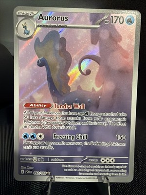 Pokémon TCG Aurorus Illustration Rare - 092/088 - ME03: Perfect Order NM