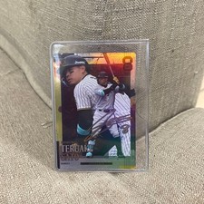 Hanshin Tigers Teruaki Sato Twin Card Number 8 Infielder Holo/Photo