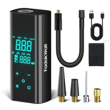FADAKWALT Tire Inflator Portable Air Compressor, 150 PSI Cordless Air Pump wi...