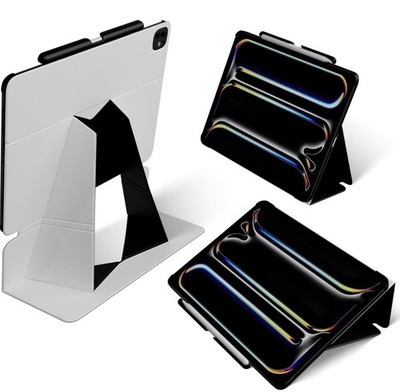 MOFT Folio Case for iPad Pro 11  M4 2024 Slim Stand MOVAS Leather Pencil Holder