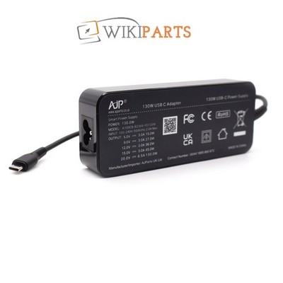 130 Watt AJP OEM Ladegerät USB-C Adapter Ersatz für Dell Alienware x14 R2