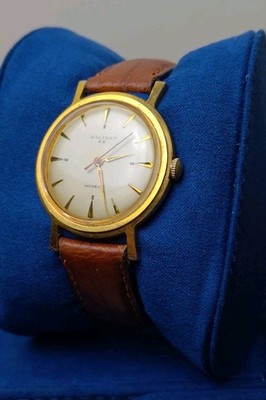 Vintage Waltham 25 Manual Winding Incabloc Watch Gold-Tone Case