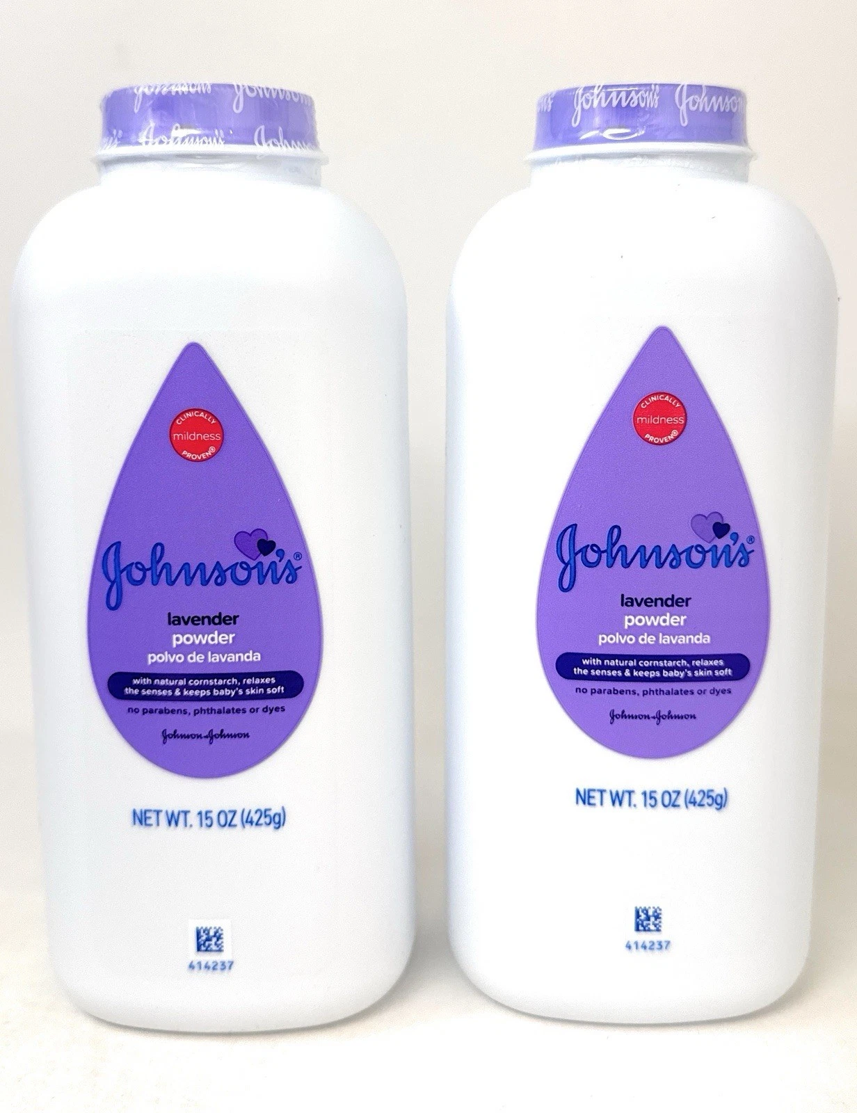 2x Johnson's Baby Powder Lavender Cornstarch Hypoallergenic 15 oz New Sealed
Opens in a new window o