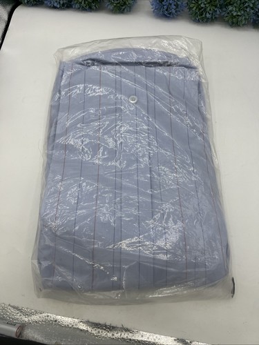 Vintage Post Office Long Sleeve Blue Shirt with Red & Blue Stripes - NEW - Picture 3 of 6