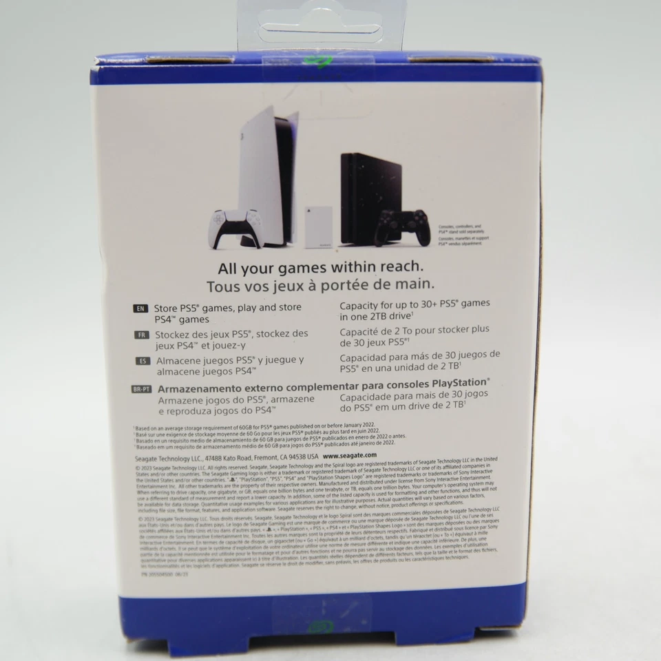 Seagate STLV2000101 SEAGATE GAME DRIVE FOR PLAYSTAT 2TB USB 3.0 PORT - Image 4 of 4