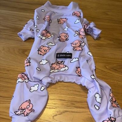 Spark Paws Size XLarge Suit.  When Pigs Fly Theme.  Super Cute. Runs Small.