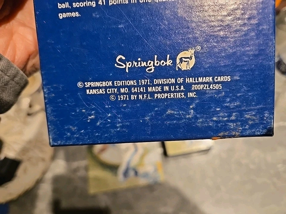 1971 Springbok Mini NFL Jigsaw Puzzle Los Angeles Rams Complete - Image 4 of 4